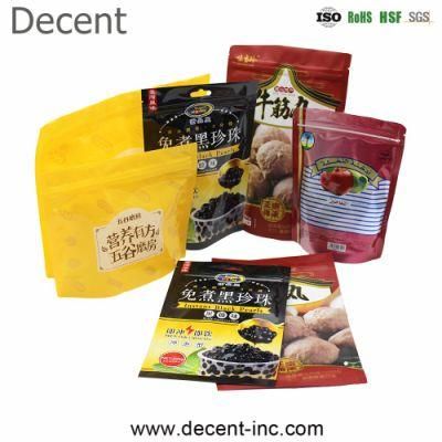10 Years Experience Chinese Laminated Food Coffee Snack Packaging Stand up Pouch with Zipper Plastic Packaging Bags
