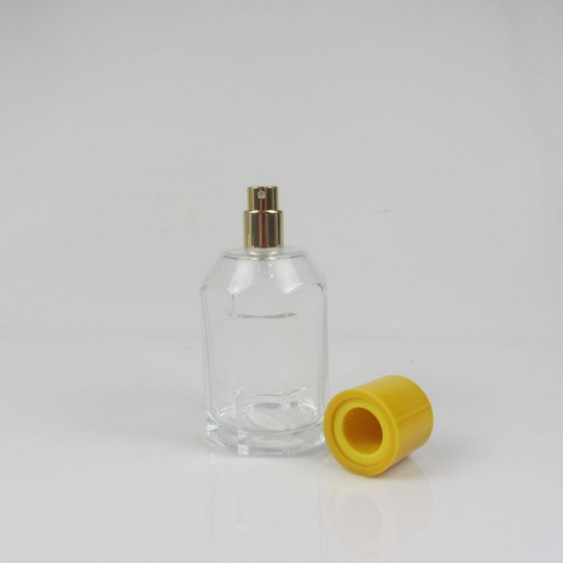 Refillable Round Parfum Spray Glass Perfume Bottle 100 Ml