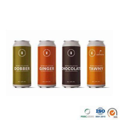 Hot Sale Beverage Printed or Blank Epoxy or Bpani Lining Standard 500ml Aluminum Can