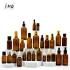 Amber Gold Black Dropper 30ml Glass Bottle with Collar for Essential Oil Beard Oil Men Enlarge Oil Serum Skin Care Set Tubular