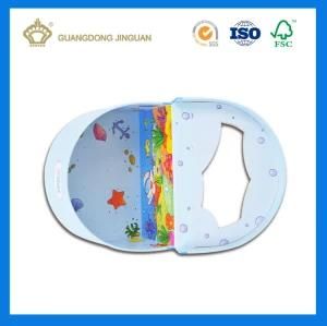 Hot Sale Semi-Circle Cardboard Box with Printing (with PVC window and drawer)