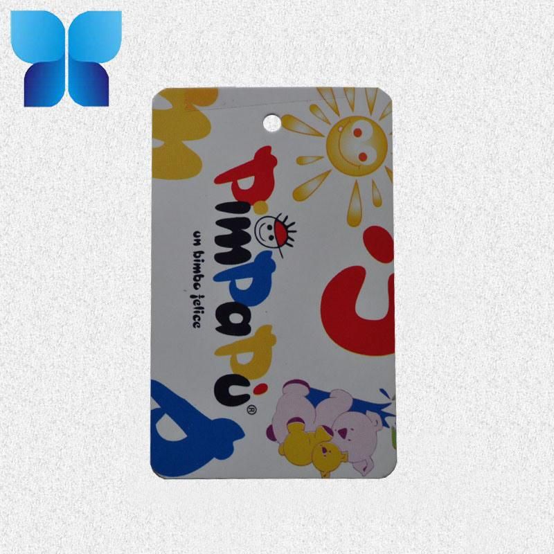 Wholesale Swing Tag Paper Lamitated Labels Tag for Kids ′garment /Bags