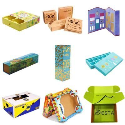 Custom Design High Quality Luxury Packaging Gift Rigid Folding Box