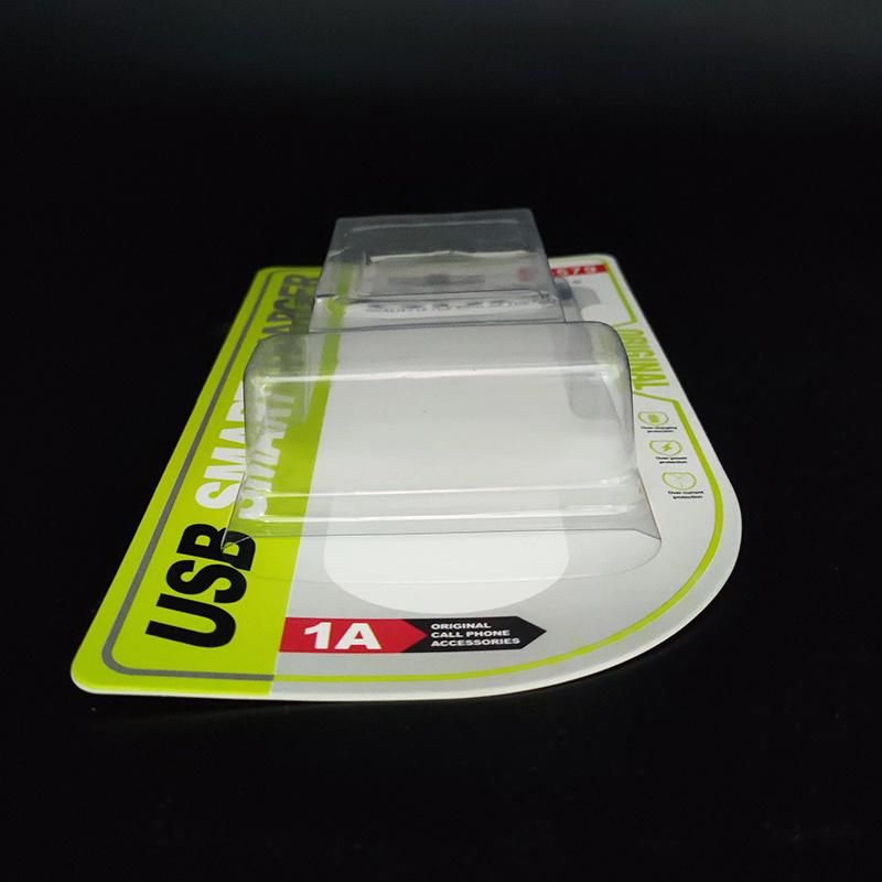 hot-press forming Custom Heat Sealing Resistant Clear Plastic Blister tray Packaging with Paper Card