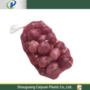 Durable PP Plastic Tubular Leno Mesh Packaging Bag for Onion Potato Vegetable