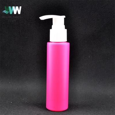 70ml PE Plastic Cosmetic Small Cylinder Shape Flat Shoulder Bottle