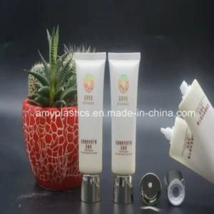 Empty Oval Plastic Cosmetic Packaging Facial Cleanser Tube