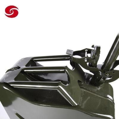 High Quality Aluminum /Steel Army Military Relief Gasoline Fuel Tank Petrol Jerrycan 20 Liter 5 Gallon Gal Oil Water Jerry Can