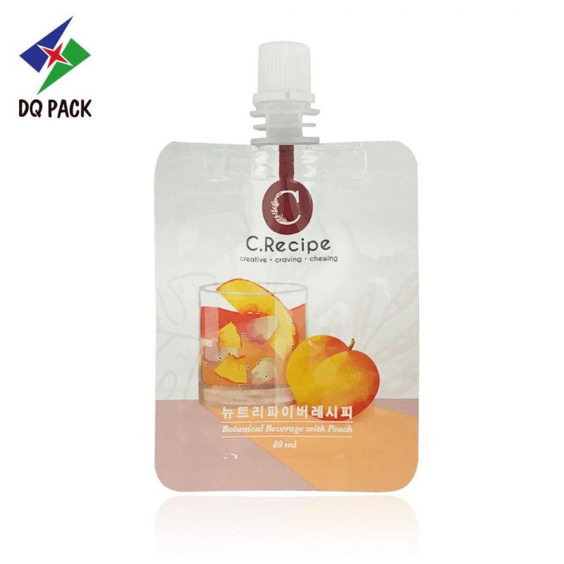 Dq Pack Penguin Type Side Gusset Juice Spout Pouch