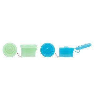 Screw Cap Green/Blue 20mm Cosmetic Packaging Lotion/Toner Cover Plastic Lid