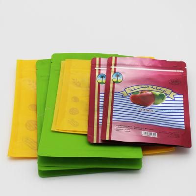 Hot Sale Custom Food Grade Zipper Mylar Bag Food Grade Plastic Food Pouch Dry Fruit Bag Packaging