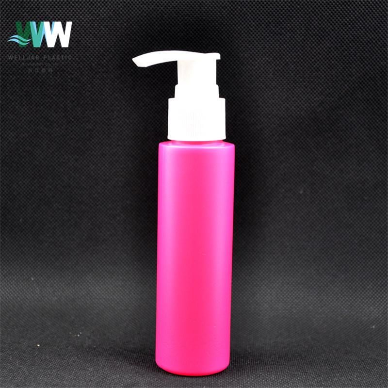 70ml PE Plastic Cosmetic Small Cylinder Shape Flat Shoulder Bottle