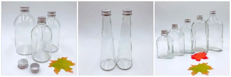 Oblate, Round, Droplet and Tapered Beverage Bottle Wine Bottle, Frosting&Transparent