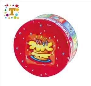 Red Candy Cookie Tin Box