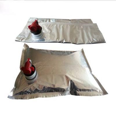 Custom Print Wine Fruit Juice Milk Bag in Box Plastic Bag in Box Packaging for Wine