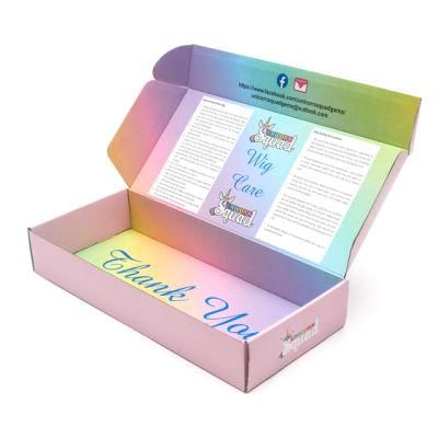 Coated Paper Boxes for Cakes Packaging with PVC Window