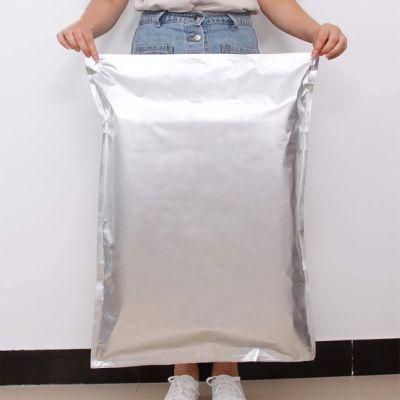 Customized Wholesale Flat Mouth Aluminum Foil Bag Vacuumed Large Size Powder Aluminum Foil Bag