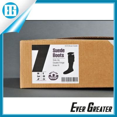 Customized Adhesive Shoebox Stickers for Advertising