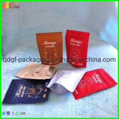 Plastic Tabacco Punching Bags Zip Lock Bag for Mylar Packaging