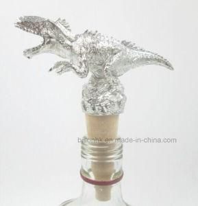 Newly Design Unique Dinosaur Wine Bottle Stopper, Solid Wood Wine Stopper