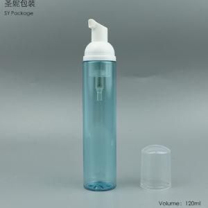 Blue Clear Plastic Foam Bottle with 30/410 Foam Pump