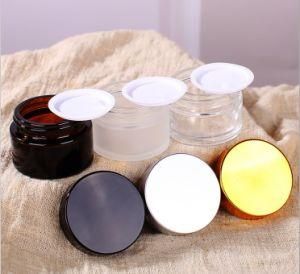 Cosmetic Cream Jar Glass Empty Face Pet Cream Jar Skin Care Packaging