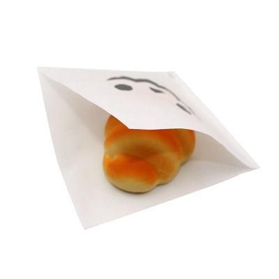 Food Grade Sharp Bottom Coated Greaseproof Food Paper Bag