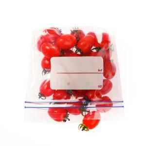 Custom Printed Zip Lock Bag Retail Packaging Reclosable Sandwich Freezer Food Storage Transparent LDPE Plastic Poly Zipper Bag
