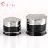 30g 50g Luxury Black Acrylic Plastic Cream Jar for Skin Care