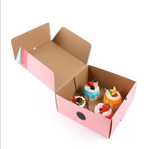 Sell Macaron Fold Blisters Cupcake Packaging Box Cookie Chocolate Baked Packaging Box Lid Foldable Macaron Box Food Rice Packageing Donut Paper Meal Boxes