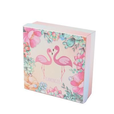 Online Custom Black Lid Bottom Shipping Art Paper Mailing Box with Printing