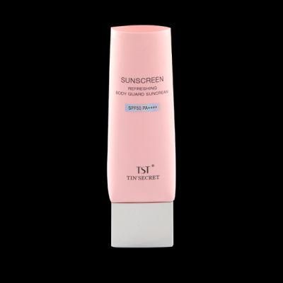 Skincare Sampling Round Matte Pink Cosmetic Soft Light Brown Lotion 100ml Plastic Tubes for Shampoo