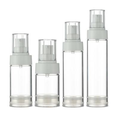 30ml Clear Color Cosmetic Bottles Airless Plastic Bottle