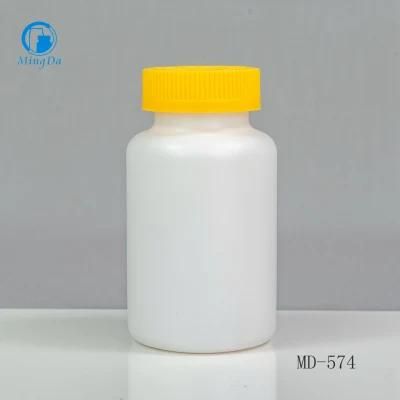 Food Grade HDPE White 400ml Round Bottle MD-015