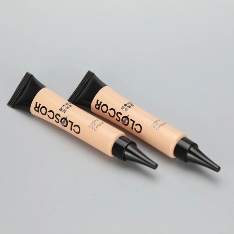 Long Nozzle Cosmetic Plastic Concealer Tube Ointment Tubes