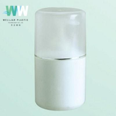 300ml Beauty Accessories White Deep Cleansing Bottle with Silver Wire