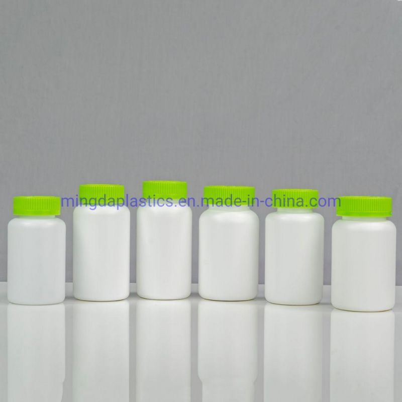 Common Size Colorful Plastic HDPE Packaging Tablets/Capsule/Pill Round Bottle 200ml