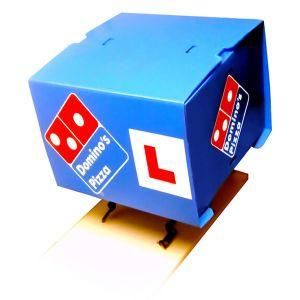 Popular Plastic Corrugated Pizza Delivery Box for Scooter or Bike