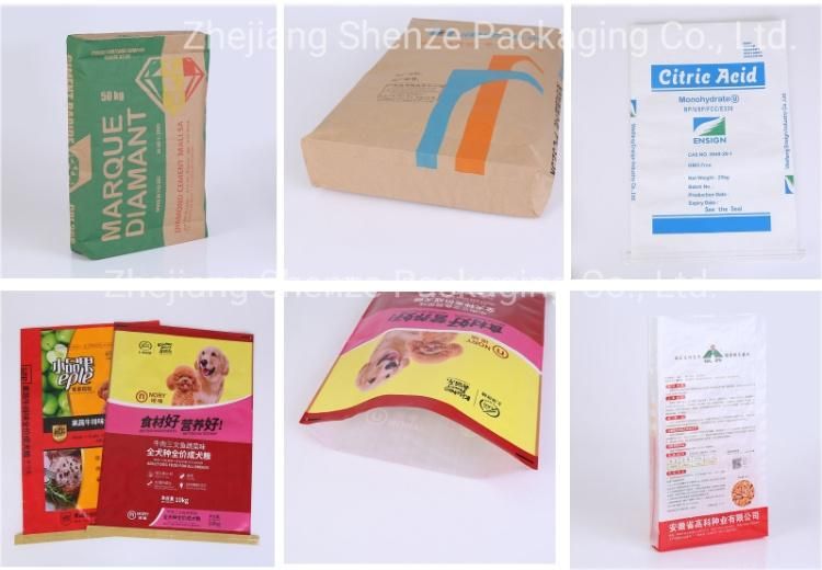 Factory Customized Kraft Packing Cement Valve Paper Bag