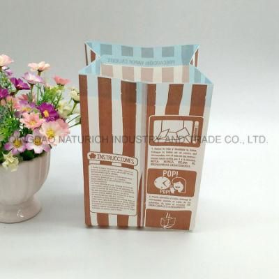 Shopping Online Logo Printed Hotdog Microwave Wholesale Popcorn Paper Bag for Sale