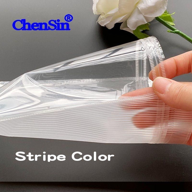 Phone Case Packaging Bag Stripe Plastic Zipper Bag