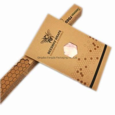Washable Reusable Bees Wax Packaging Reusable Beeswax Wraps Food Wrap