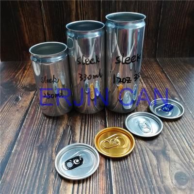 Small Sleek Slick Fit Stubby Aluminum Can 250ml 8.3oz 8.4oz Ounce for Energy Drink