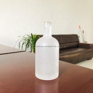 750g 700ml Frosted Glass Bottle for Vodka/Gin