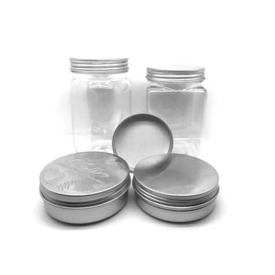 Luxury Round Aluminum Cosmetics Jar with Screw Lid for Ointment 10g 20g