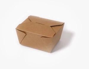 Biodegradable Kraft Paper Natural Sandwich Packaging Lunch Box