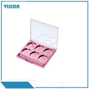 Y104-3 Unique Shape Multi Color Plastic Eyeshadow Case Compact Box