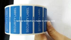 Self Adhesive Custom Logo Tamper Evident Label (ZXLABEL01)