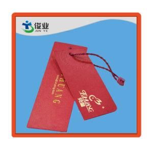 China Factory Recycled UV Spot Logo Jeans Paper Hang Tags