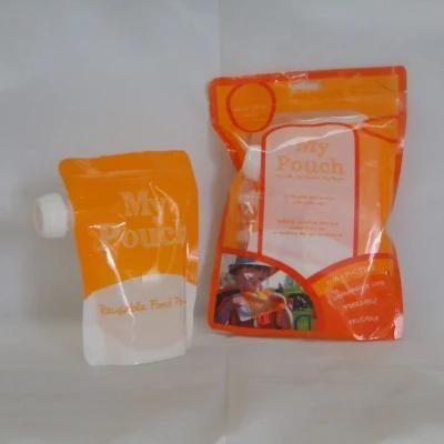 Stand up Zipper Icecream Powder Packing Plastic Bag /Food Pouch
